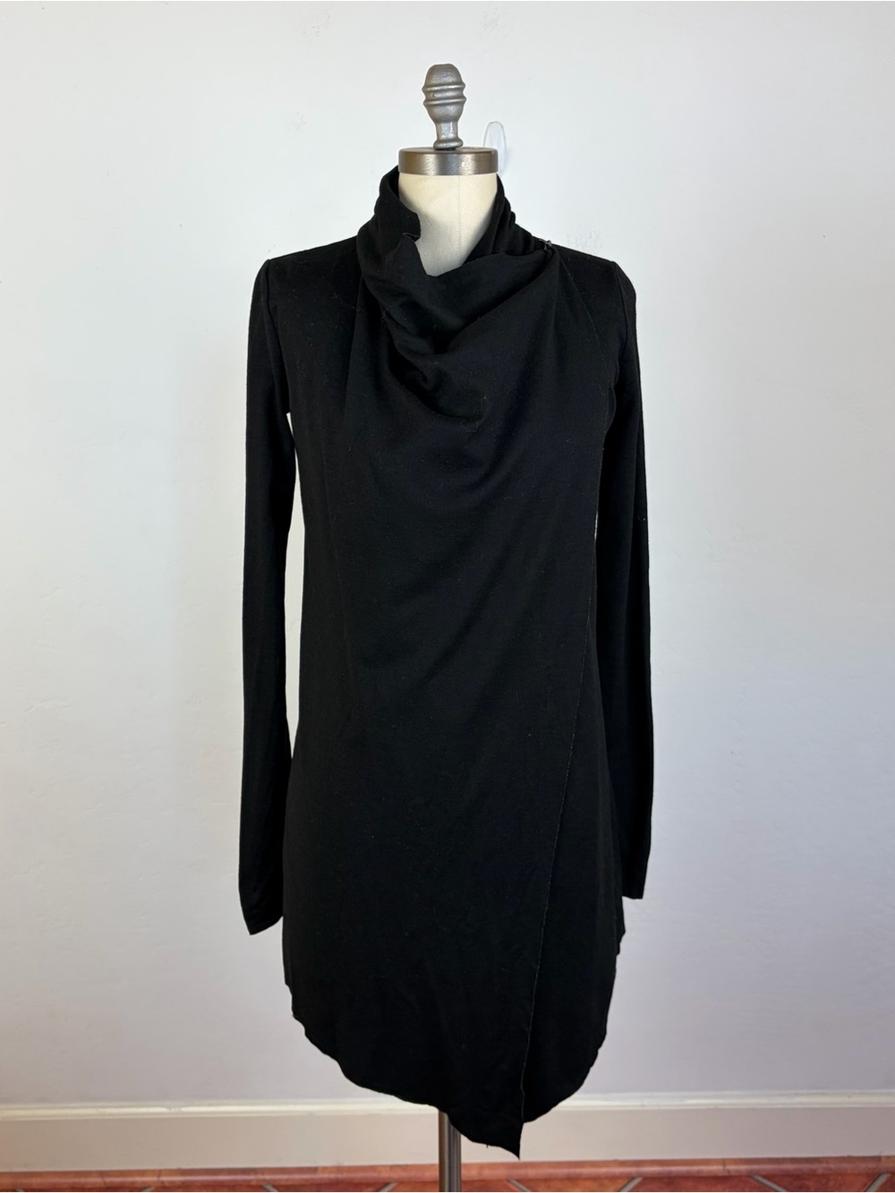 Helmut Lang Wool Drape Cardigan